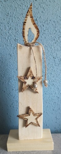 Holz säule kerze - holz-,