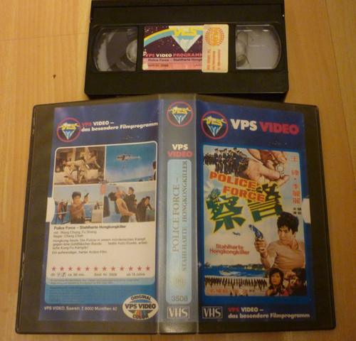 Police force vhs kassette - vhs,