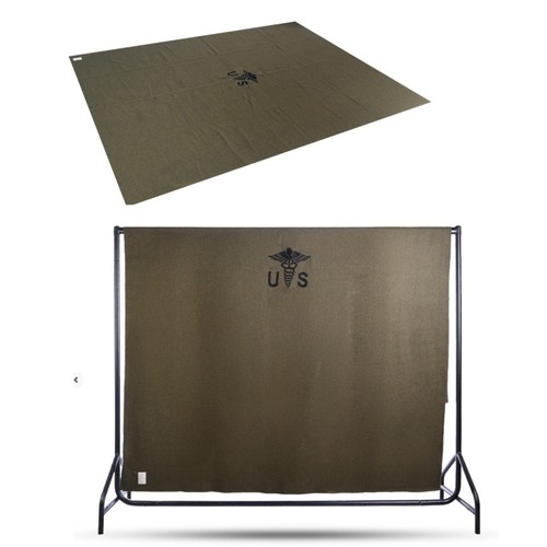 Medical wool blanket oliv - us,