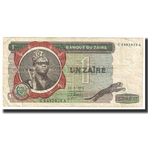 Geldschein zaire 1 zaïre - 1,