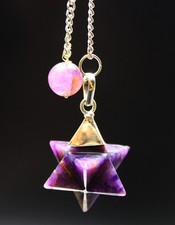 Merkaba Amethyst Chakrapendel  Pendel