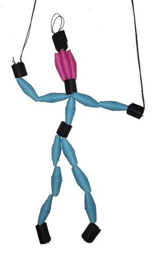 Figuren aus papierperlen - aus, set