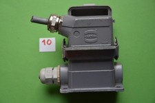 Nr.10 Harting Stecker 6 polig Walther Kupplung mit Deckel HAN 6