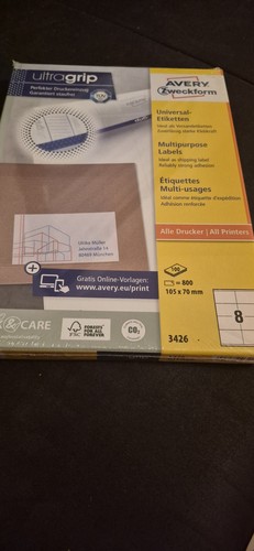 Avery zweckform etiketten - zweckform, etiketten,