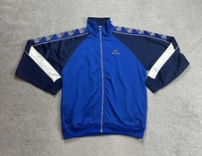KAPPA Herren Trainingsjacke Jacke Gr. L Vintage Sportjacke Pullover 26320 Blau