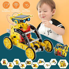 Solar Roboter Spielzeug 12in1 Kinder STEM Experimente Konstruktion Bauspielzeug