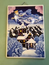 Rarität:  Villeroy & Boch VilboCard aus Porzelan STILLE NACHT