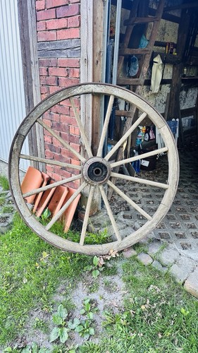 Antike holz speichenräder - holz-speichenräder, 2