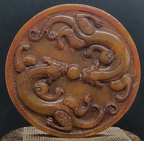 Jade hetian nephrita antik - jade,