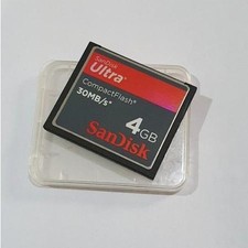 4 GB CF Compact-flash Card Speicher-Karte SanDiskUltra 4GB 30 MB/s für Kamera PC