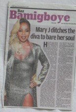 MARY J BLIGE : newspaper
