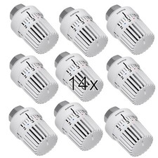 14x Oventrop thermostatic head