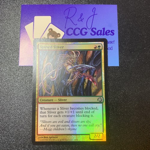 Mtg foil spined sliver - spined,