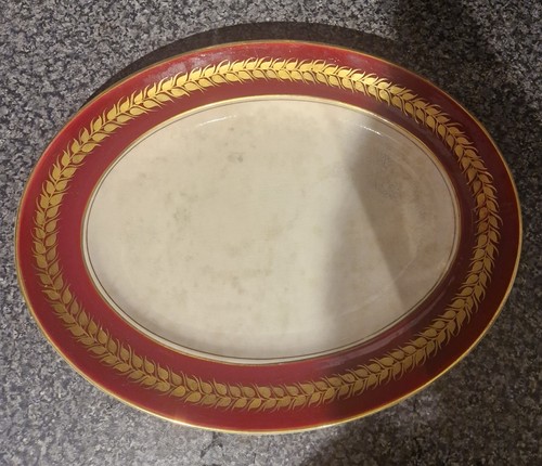 Palissy keramik rot - palissy, weizen