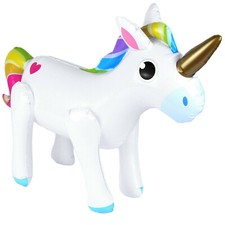 Aufblasbares einhorn 53x35 - aufblasbares, cm