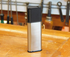 Rowenta Galaxis Nova Feuerzeug überholt Edelstahl 1980er Jahre lighter briquet