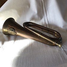 Deko Jagdhorn aus Messing und