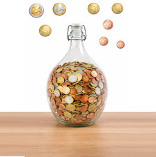 Spardose 5L Sparflasche