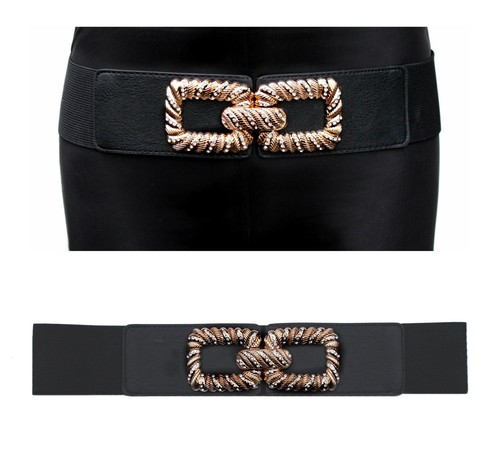 Damen stretchgürtel schwarz - damen,