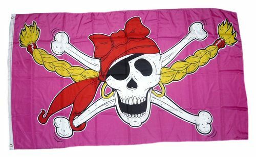 Fahne flagge pirate princess - fahne,