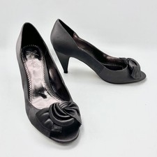 Phase Eight Aubergine Peeptoe