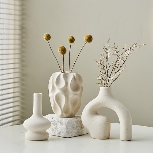 Keramikvase set boho nordic - set,