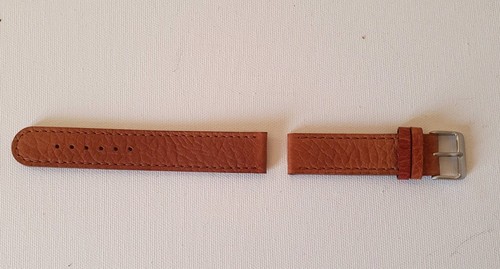 Hirsch uhrenarmband 20mm - hirsch, braun
