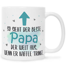 Bedruckte Tasse mit Spruch - So sieht der/die beste der Welt aus -