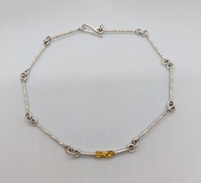 Collier aus Feinsilber 999 und