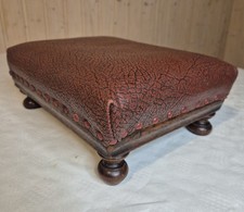 Antike Fußbank / Fußablage