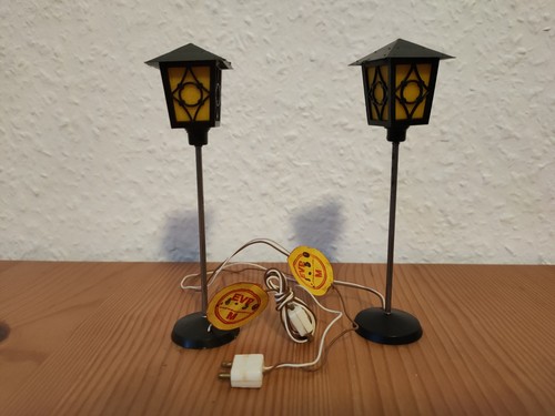 Alte ddr puppenstubenlampen - 2x,
