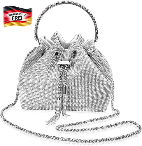 Glitzer strass clutch - strass,