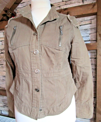Damen canvas jacke - canvas,