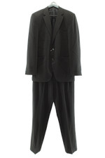 Commander Herren Anzug Sakko Hose Gr. 48 Schwarz Gestreift #DN-24