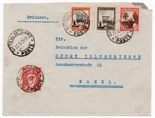 Vatikan briefumschlag nach - -,