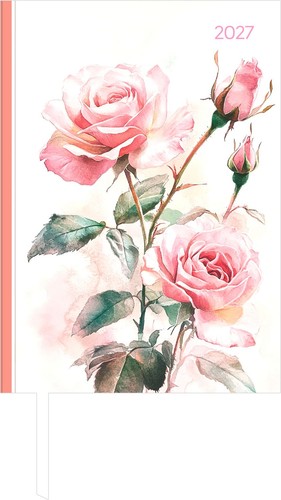 Buchkalender style roses - roses, 2027