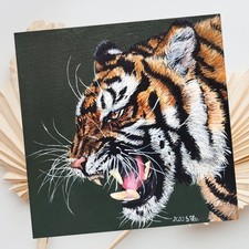 Tiger Acrylgemälde Original