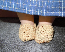 Puppenkleidung Zubehör Schuhe Bastschuhe für die Puppe I von Käthe Kruse