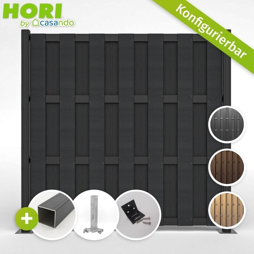 Hori lamellenzaun wpc - lamellenzaun,