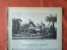 RK ÜLUM 1890 726 Estland Narwa Kaiser Wilhelm in Russland Villa Poseszeff