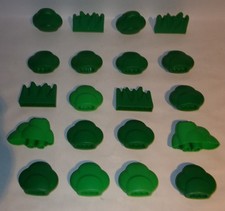 LEGO DUPLO ZOO DSCHUNGEL BAUERNHOF PUPPENHAUS GARTEN 20 BÜSCHE BÄUME !!