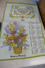 Geschirrtuch kalender 1989 - geschirrtuch,