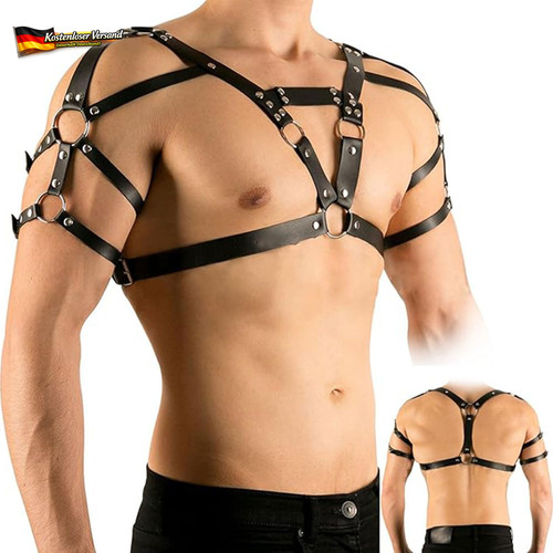 Punk harness männer leder - punk,