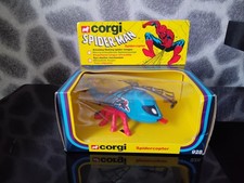 Vintage Corgi 928 Spidercopter. Inhalt top & unbenutzt. Box sehr gut.