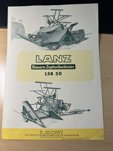 Lanz bauern zapfwellenbinder - lanz, bauern-zapfwellenbinder