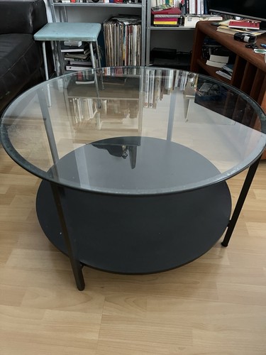 Runder couchtisch glasplatte - runder,