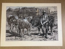 KARL JÄNICH: ORIGINAL MALEREI