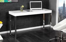 riess-ambiente Design Konsole WHITE DESK 120cm weiß Hochglanz Bürotisch Anrichte