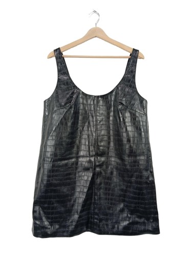 Kunstlederkleid damen - kunstlederkleid,