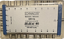 Schwaiger SEW516 SAT Multischalter 5/16 Sat und Antenne 5 Eingänge - 16 Ausgänge